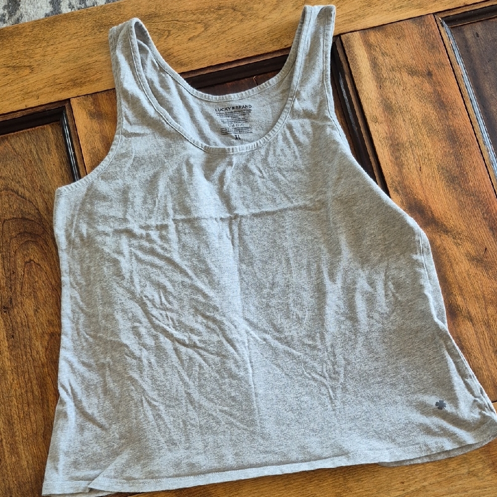 Lucky Brand Heather Gray Tank Top